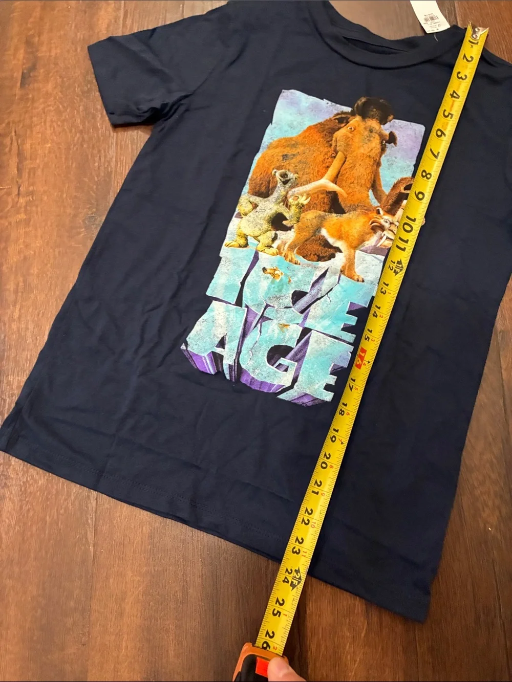 New Ice Age Graphic Kids Tee Old Navy Sz L 10-12 Cotton